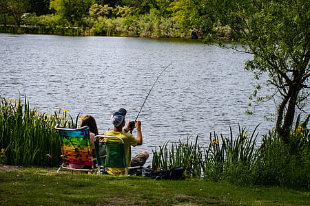 Fishing Man Wearing Yellow Shirt thumbnail