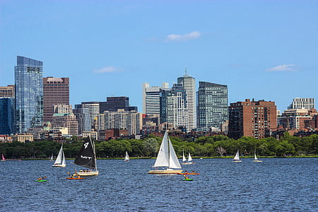 sailboat sailing in the middle of the sea thumbnail