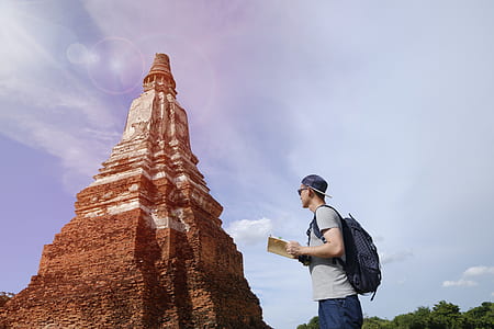 landscape, sky, man, person thumbnail