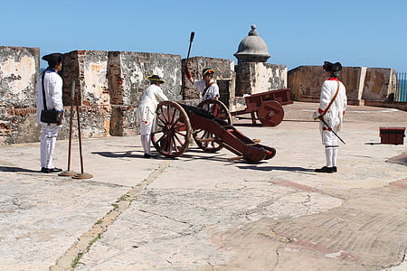 people standing near cannon thumbnail