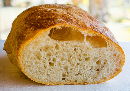 closeup photo of sliced bread on top of white surface thumbnail