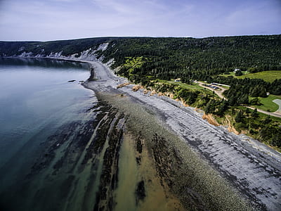 road beside body of water thumbnail
