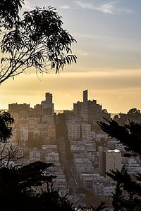 city buildings under gray sky thumbnail