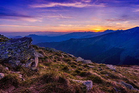 grass field on mountain thumbnail
