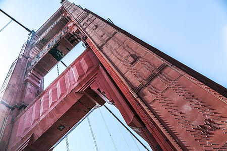 Art Deco details of Golden Gate Bridge. thumbnail