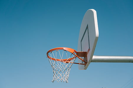white and brown basketball hoop thumbnail