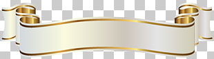Gold Banner , White and Gold Banner , white and beige textile PNG clipart