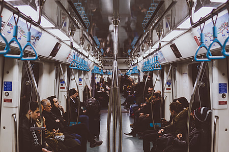 people sitting inside passenger train thumbnail
