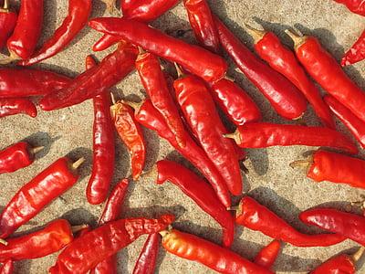red chili lot on brown surface thumbnail