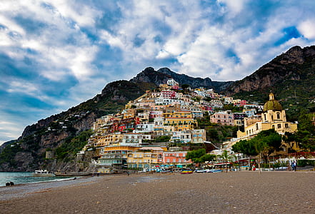 low angle photography of village thumbnail