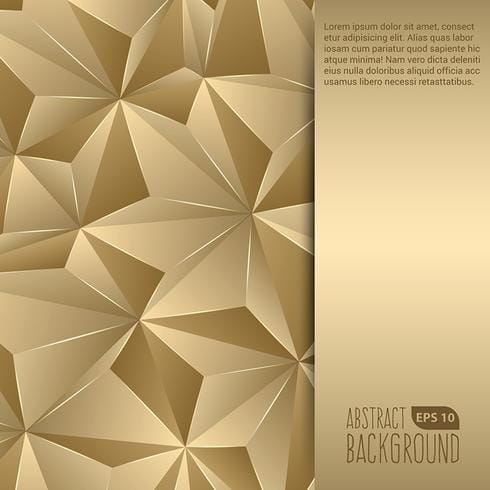 Gold Abstract Background Flyer ai, svg file
