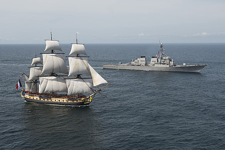 white sailing ship thumbnail