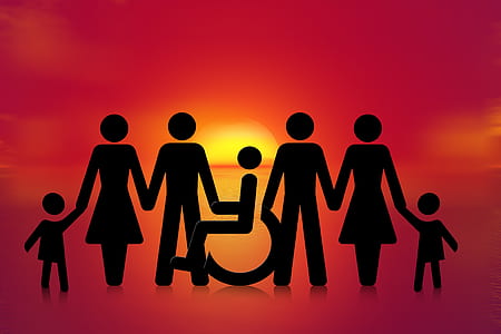 group of people holding hands photo thumbnail