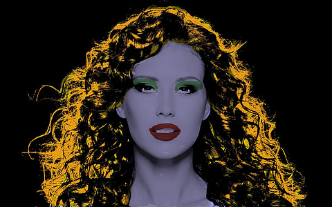curly haired woman illustration thumbnail