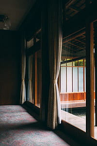 photo of white window curtain thumbnail