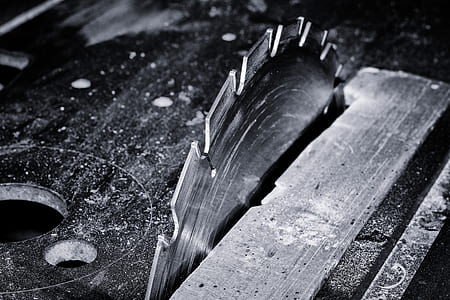 grayscale photography of table saw thumbnail