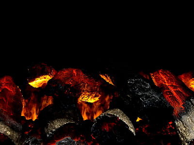burning charcoal closeup photography thumbnail