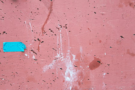 Faded Red Cement Wall Photo thumbnail