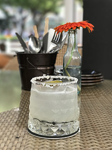 clear glass decor on glass table thumbnail