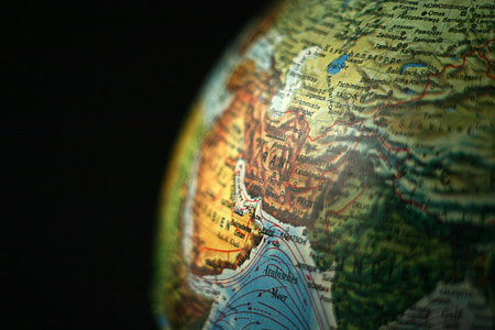 globe, asia, iran, continents, earth, world thumbnail
