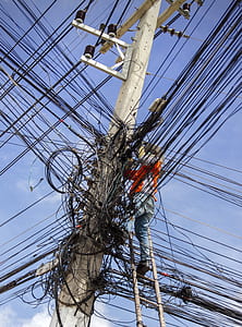 man repairing utility pole thumbnail