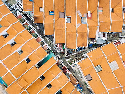 aerial photography of brown townhouse thumbnail