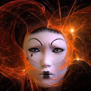 human face thumbnail