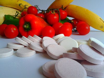 tomatoes, bell pepper, and ripe bananas thumbnail