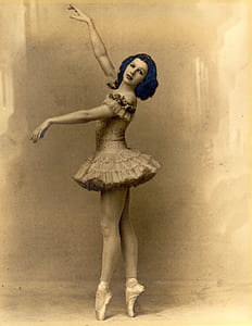 sepia photo of ballerina thumbnail