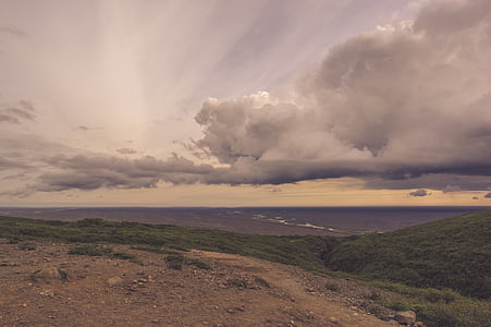 white clouds and blue sky photography thumbnail