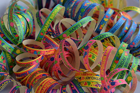assorted-color text-printed ribbons thumbnail