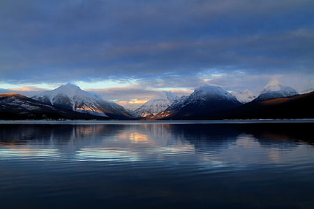cloudy sky above the water thumbnail