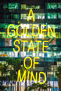 Golden State Of Mind Neon Sign thumbnail