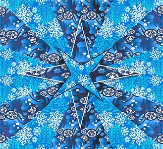 blue and multicolored digital wallpaper thumbnail
