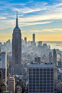 assorted buildings under blue sky thumbnail