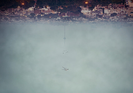 man floating in the sky thumbnail