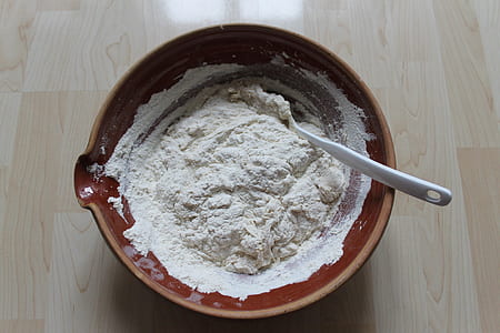brown powder in brown bowl with spatula thumbnail