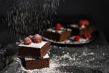 GLUTEN-FREE, RED BEAN BROWNIE WITH PEANUT BUTTER thumbnail