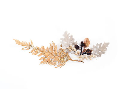 photo of brown and white leaf decor thumbnail