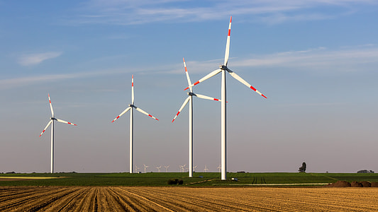windmill on clear land thumbnail