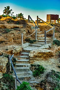 grey wooden stairs thumbnail