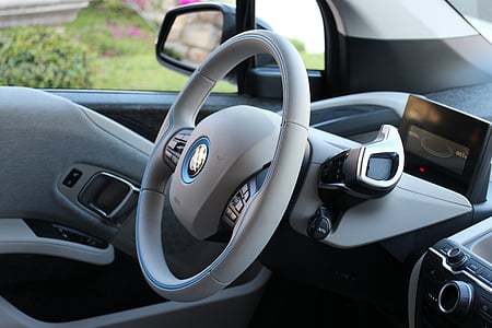 gray and black vehicle interior at daytime thumbnail
