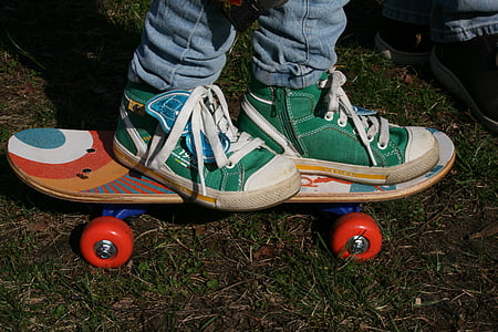 person riding on skateboard thumbnail