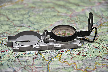 compass on map thumbnail