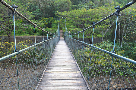 Bridge, Hanging Wooden Bridge thumbnail