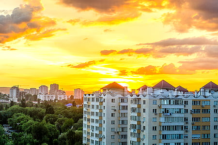 concrete buildings during golden hour thumbnail