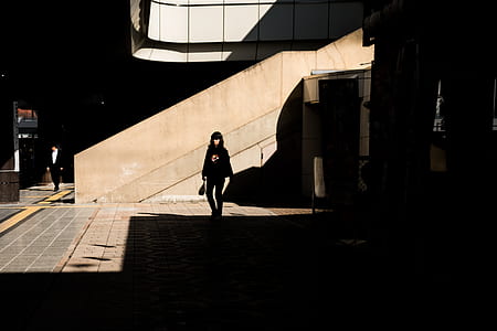 woman walking on street thumbnail