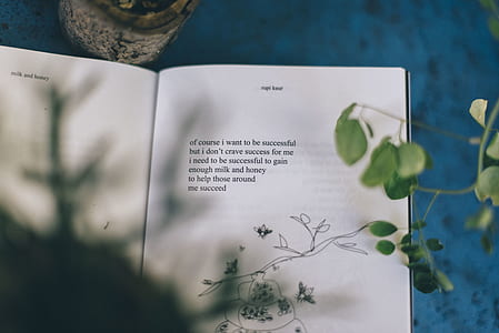 opened book near glass jar thumbnail