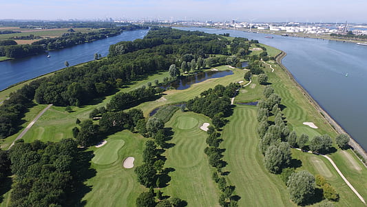 aerial view of golf course thumbnail