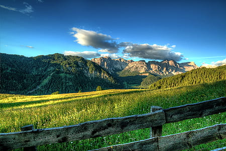 wood, landscape, mountains, nature thumbnail